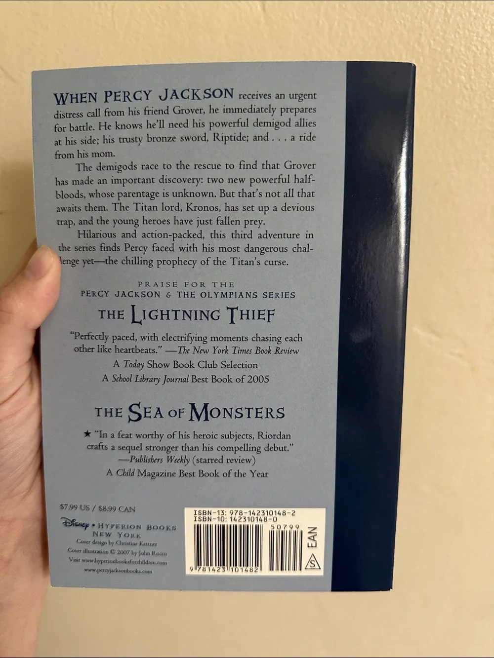 The Titan's Curse by - Blue Hardcover